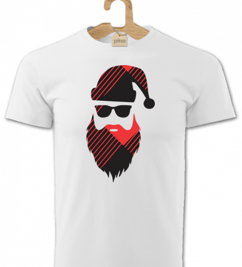 Tričko pánske Santa hipster 3