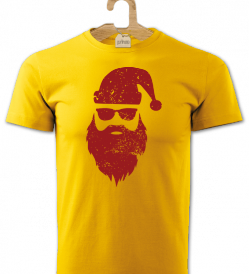 Tričko pánske Santa hipster 2