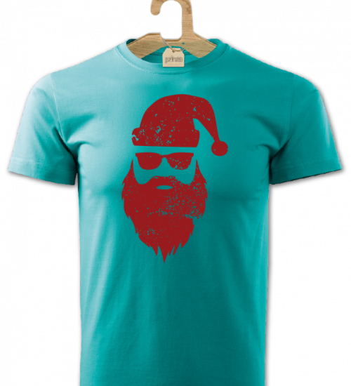 Tričko pánske Santa hipster 2