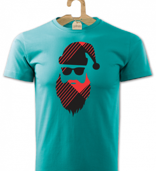 Tričko pánske Santa hipster 3