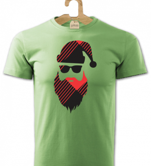 Tričko pánske Santa hipster 3