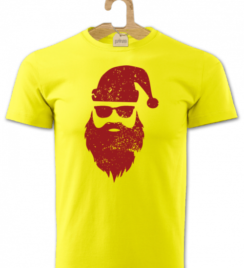 Tričko pánske Santa hipster 2