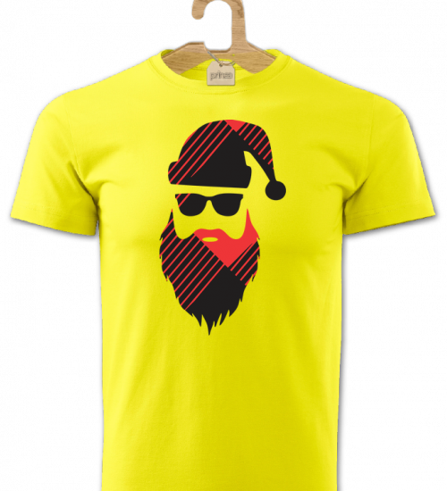 Tričko pánske Santa hipster 3