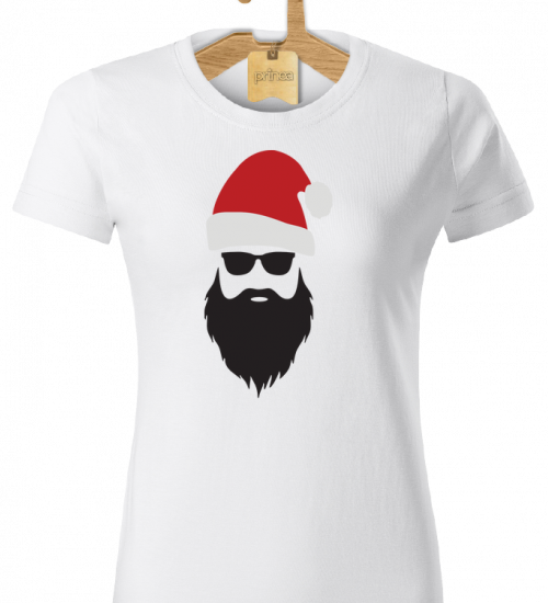 Tričko dámske bic Santa hipster 1