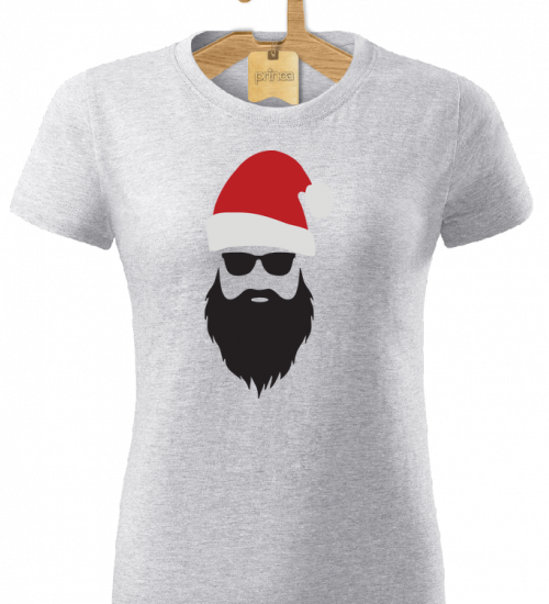Tričko dámske bic Santa hipster 1