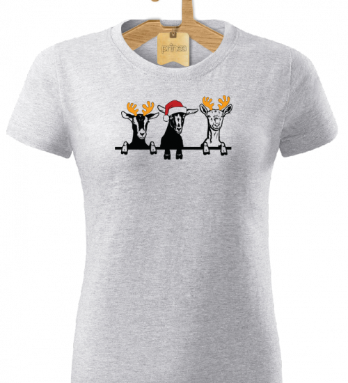 Tričko dámske bic Santa koza 3x