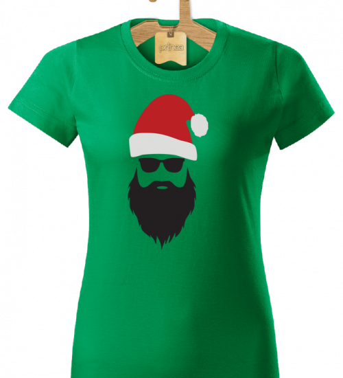 Tričko dámske bic Santa hipster 1