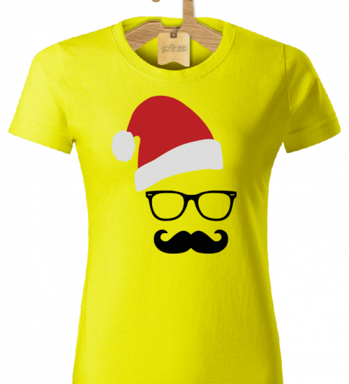 Tričko dámske bic Santa no-hipster