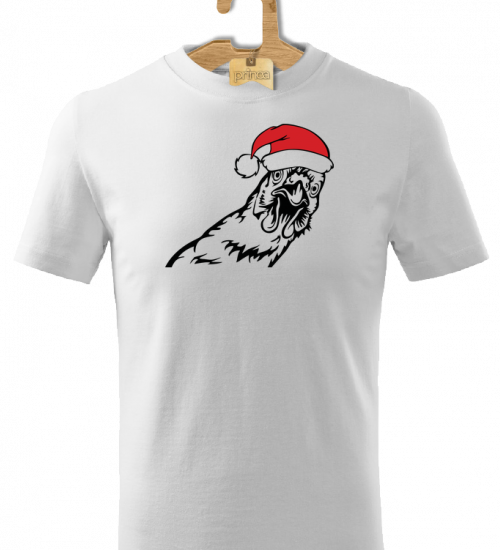 Tričko detské Santa kohút