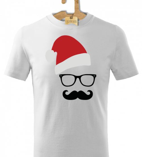 Tričko detské Santa no-hipster