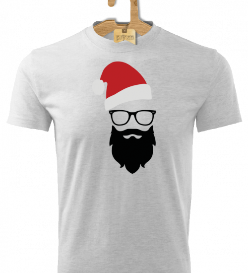 Tričko detské Hipster santa