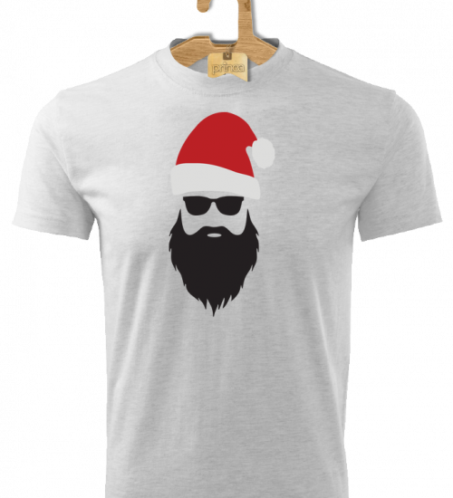 Tričko detské Santa hipster 1