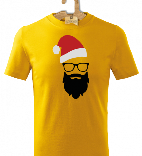 Tričko detské Hipster santa