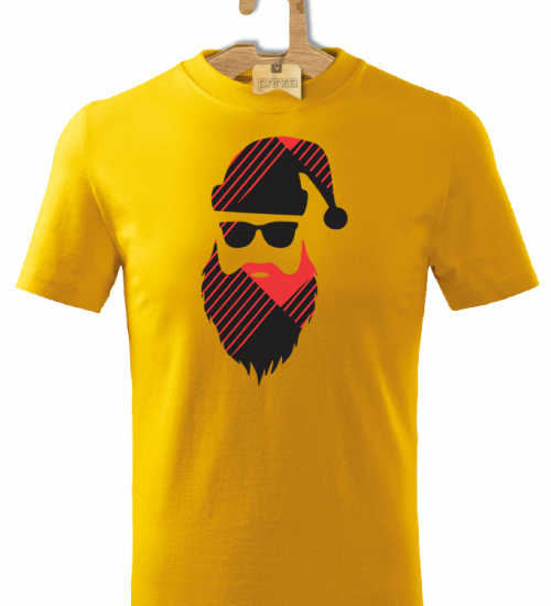 Tričko detské Santa hipster 3