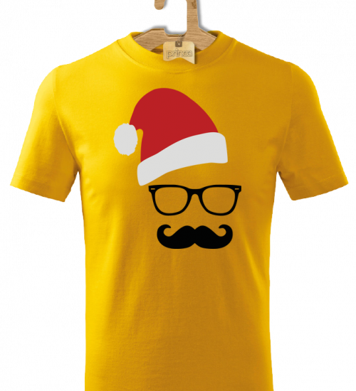 Tričko detské Santa no-hipster