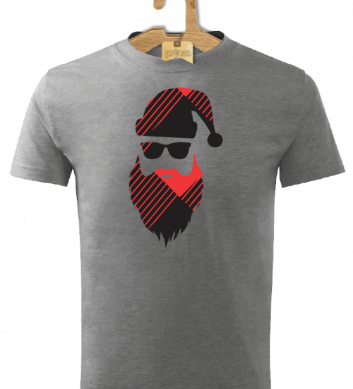 Tričko detské Santa hipster 3