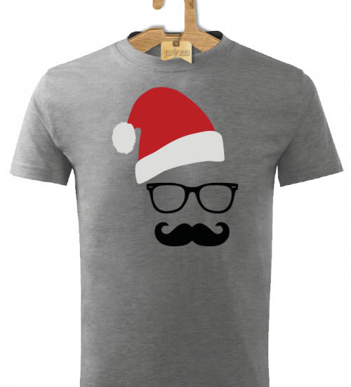 Tričko detské Santa no-hipster
