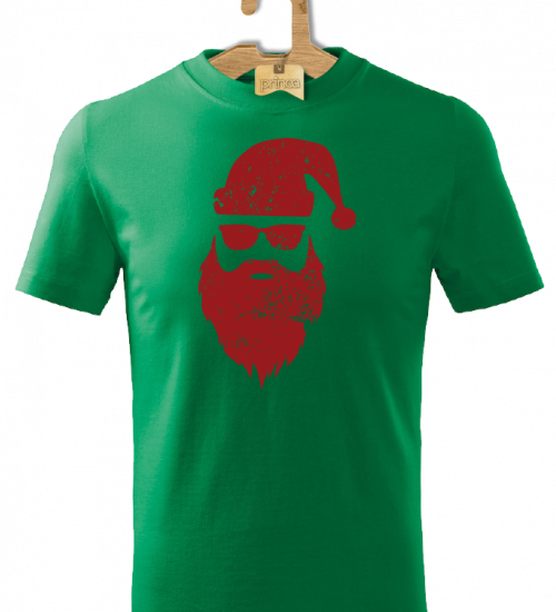 Tričko detské Santa hipster 2