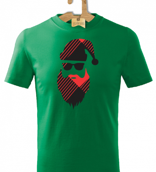 Tričko detské Santa hipster 3