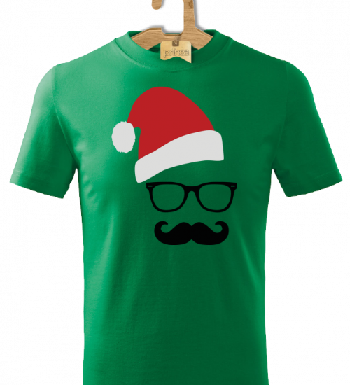 Tričko detské Santa no-hipster