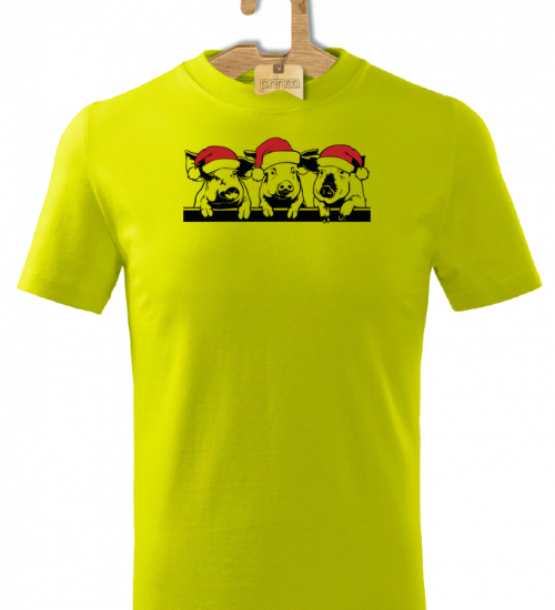 Tričko detské Santa prasiatka