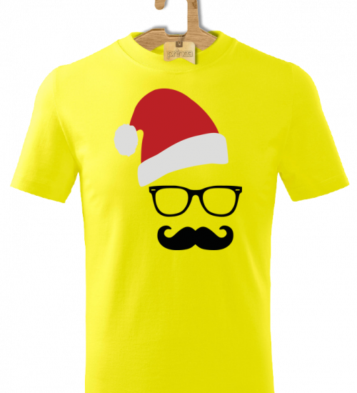 Tričko detské Santa no-hipster