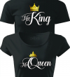 Jeho Královná Jej Kráľ zlatá koruna (King a Queen)