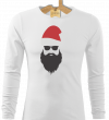 Tričko pánske dlhý rukáv Santa hipster 1