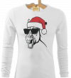 Tričko pánske dlhý rukáv Santa kôň