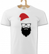 Tričko pánske Hipster santa