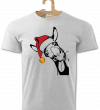 Tričko pánske Santa kôň zľava