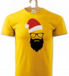 Tričko pánske Hipster santa