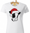Tričko dámske bic Santa kravička
