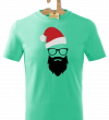 Tričko detské Hipster santa