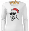 Tričko dámske dlhý rukáv Santa kôň