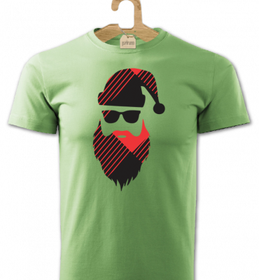 Tričko pánske Santa hipster 3
