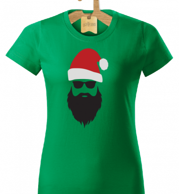 Tričko dámske bic Santa hipster 1