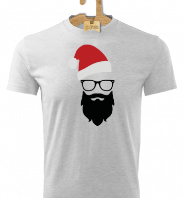 Tričko detské Hipster santa