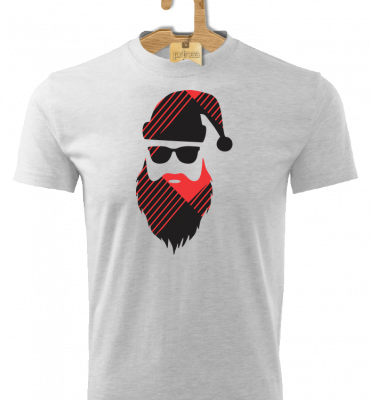 Tričko detské Santa hipster 3