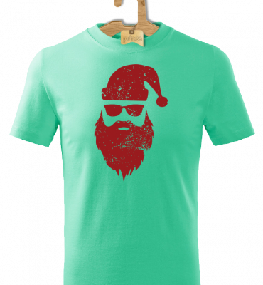 Tričko detské Santa hipster 2