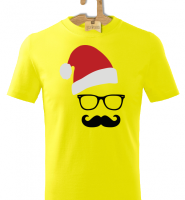 Tričko detské Santa no-hipster
